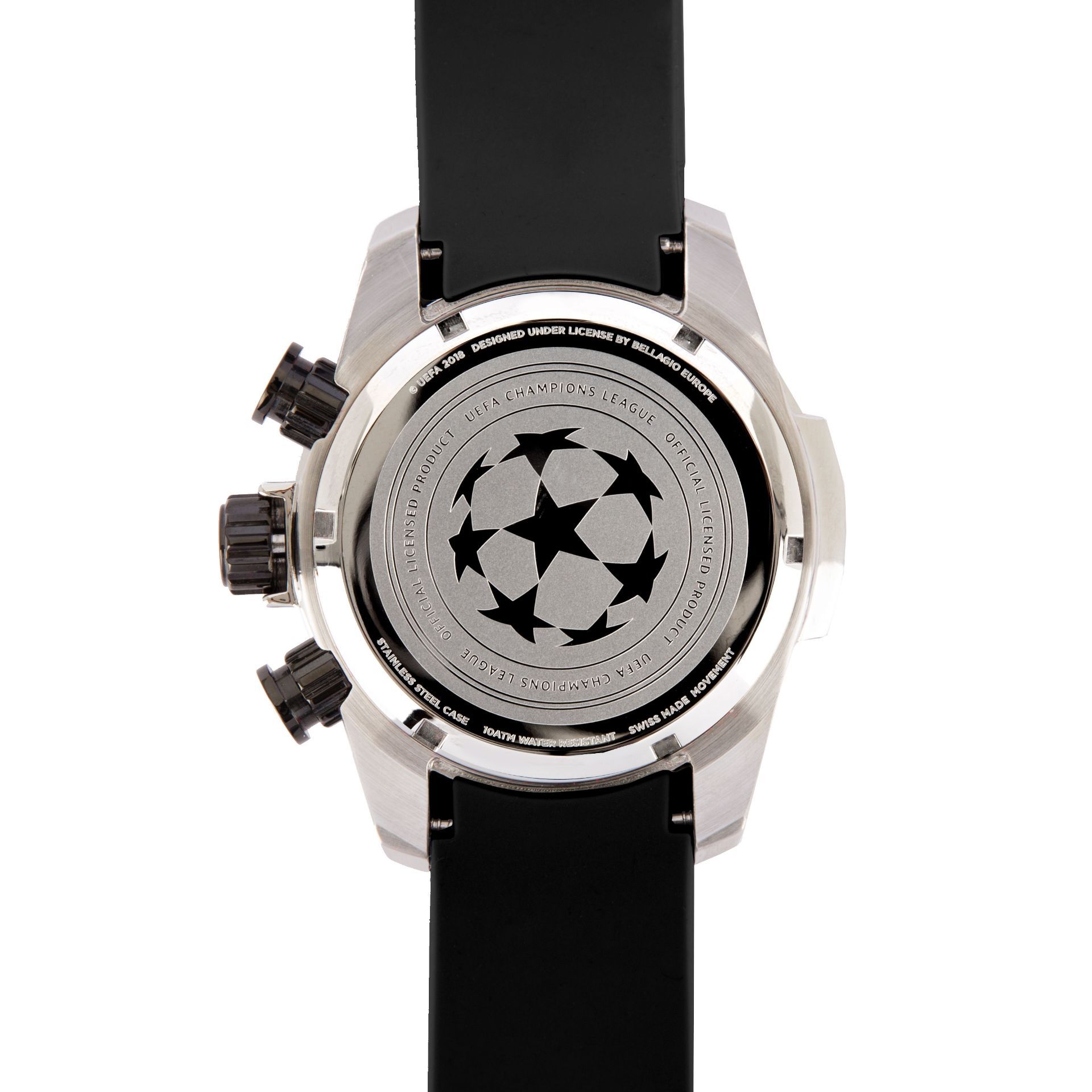 BRAND NEW OFFICIAL UEFA CHAMPIONS LEAGUE 45 MINUTES COUNTDOWN WATCH CL45-STB-BLGRP, RRP £225 - Image 3 of 5