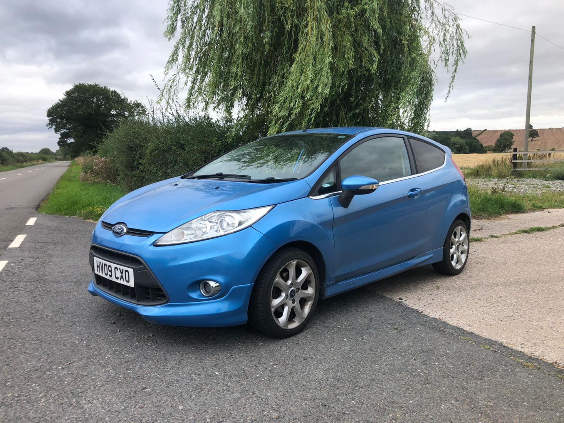 2009 FORD FIESTA TITANIUM 68 TDCI BLUE HATCHBACK, 1.4 DIESEL ENGINE, 112,762 MILES *NO VAT* - Image 4 of 12