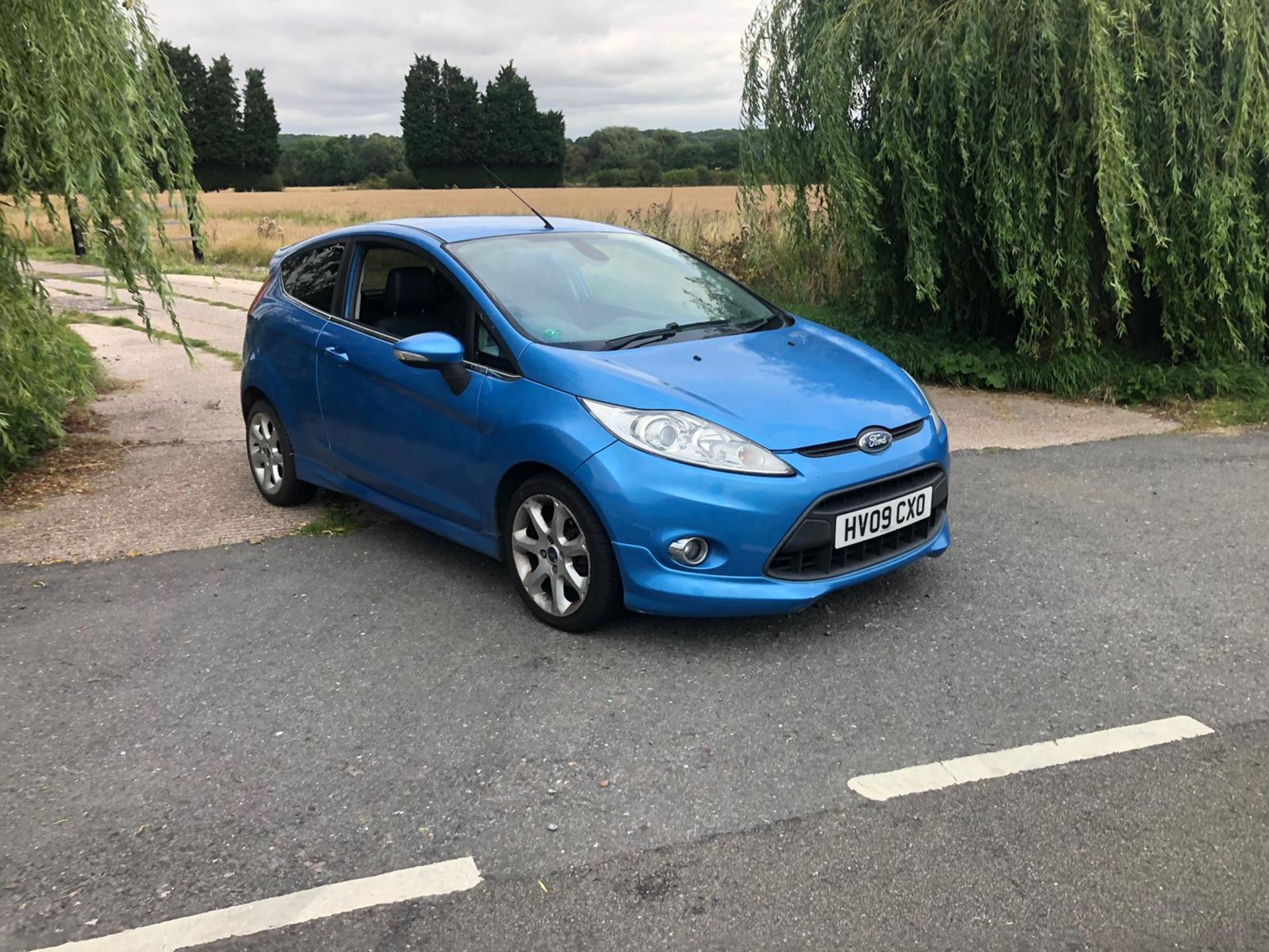 2009 FORD FIESTA TITANIUM 68 TDCI BLUE HATCHBACK, 1.4 DIESEL ENGINE, 112,762 MILES *NO VAT* - Image 2 of 12