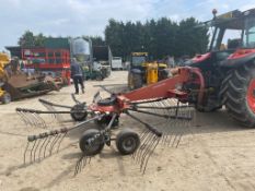 2017 KVERNELAND ANDEX 463 HAY RAKE ROWER UP RAKE, YEAR 2017 *NO VAT*