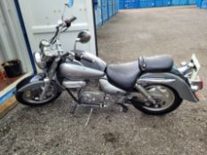 HYOSUNG AQUILA V-TWIN 125CC ONLY 1677 MILES, VERY LOW MILEAGE IN GOOD CONDITION WITH LIKE NEW TYRES