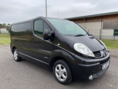 RENAULT TRAFIC SL27 SPORT DCI 115 BLACK PANEL VAN, 2.0 DIESEL, 127,364 MILES *NO VAT*