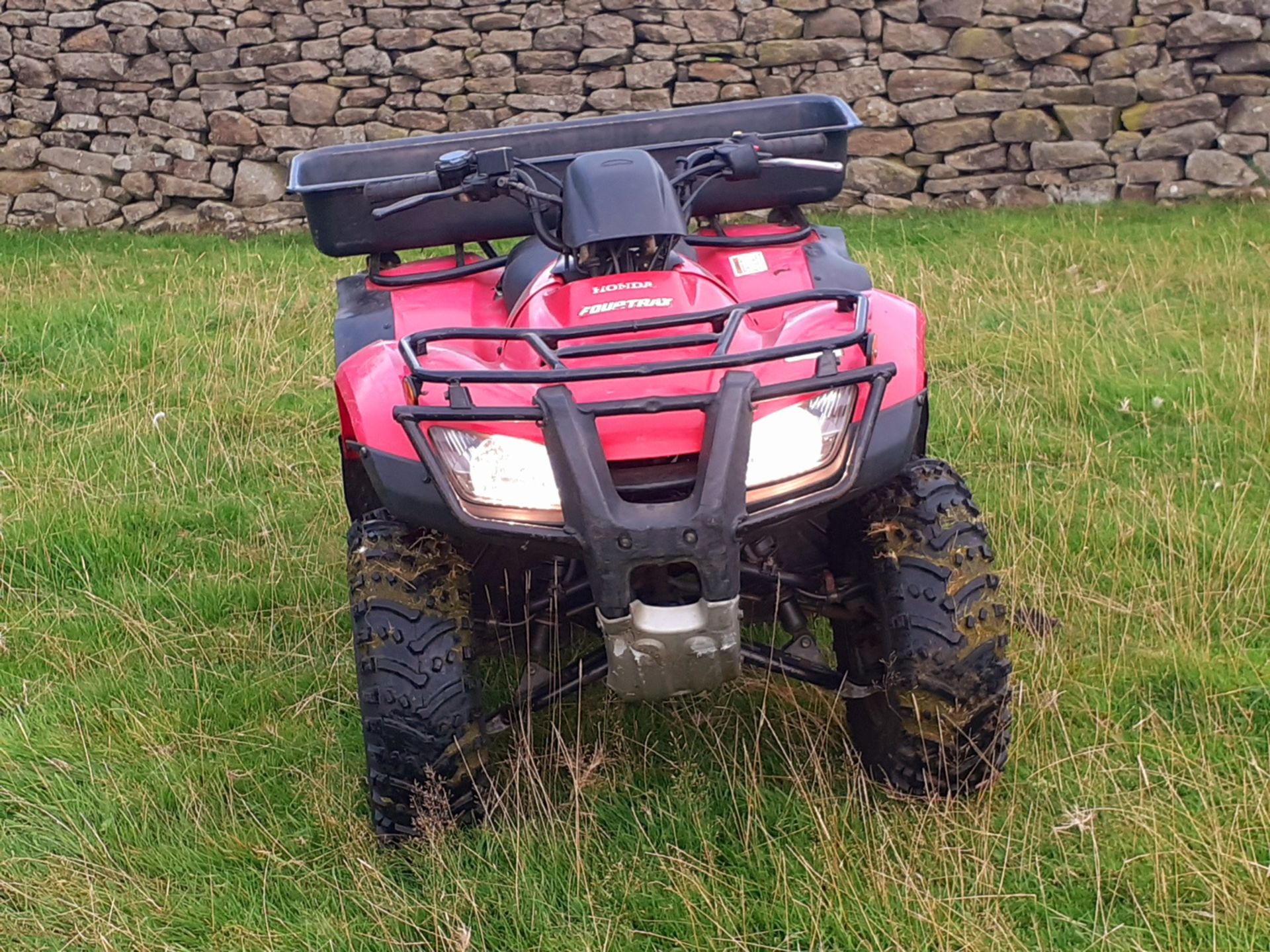 2009 HONDA FOURTRAX TRX 250 FARM QUAD BIKE, 1389 HOURS, MANUAL GEAR SHIFT WITH REVERSE *NO VAT* - Image 3 of 9