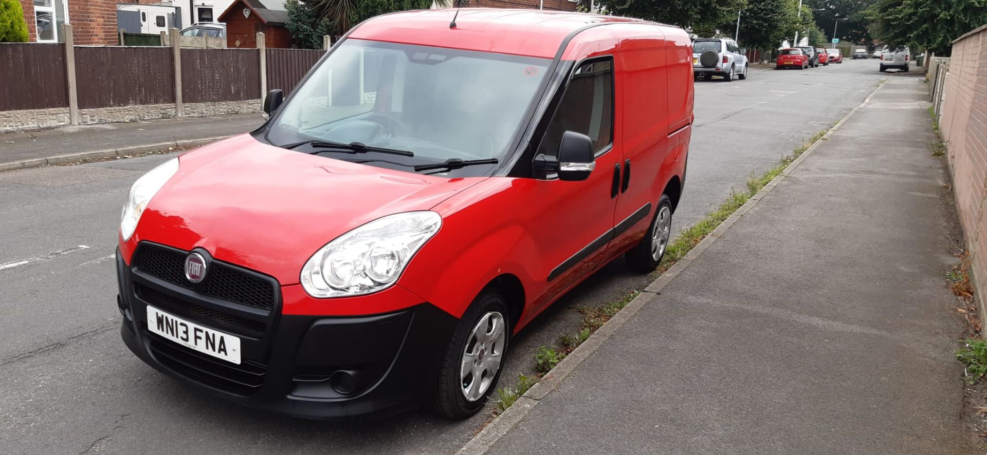 2013 FIAT DOBLO 16V MULTIJET RED PANEL VAN, 1.3 DIESEL ENGINE, 61,935 MILES *PLUS VAT* - Image 3 of 12