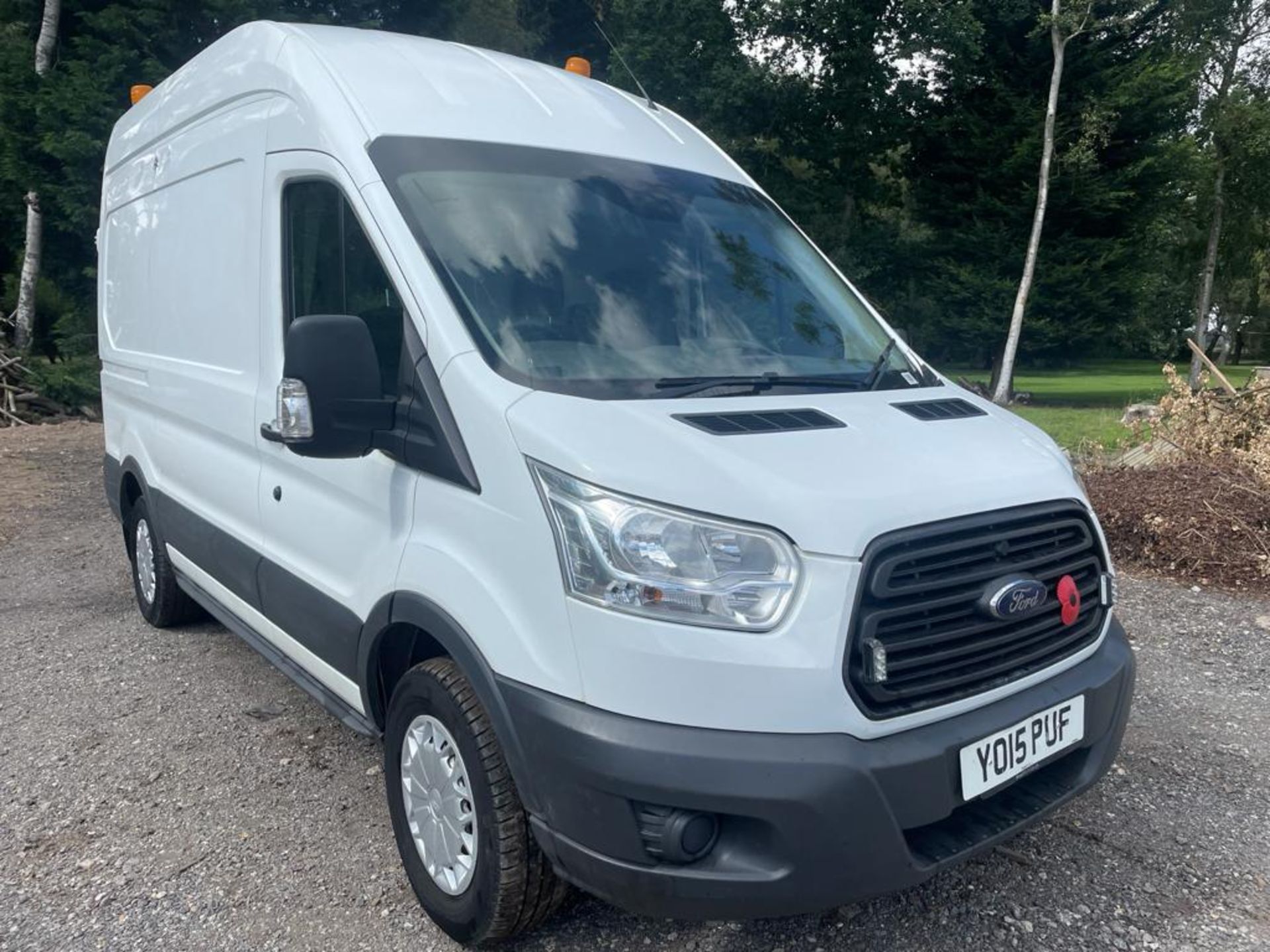 2015 FORD TRANSIT 350 L2H3 WHITE COMPRESSOR VAN, 2.2 DIESEL ENGINE, 146K MILES *PLUS VAT*