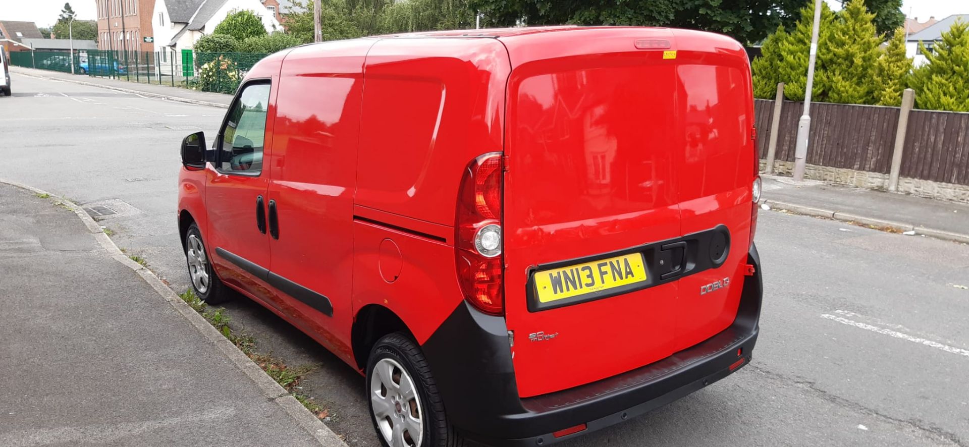 2013 FIAT DOBLO 16V MULTIJET RED PANEL VAN, 1.3 DIESEL ENGINE, 61,935 MILES *PLUS VAT* - Image 4 of 12