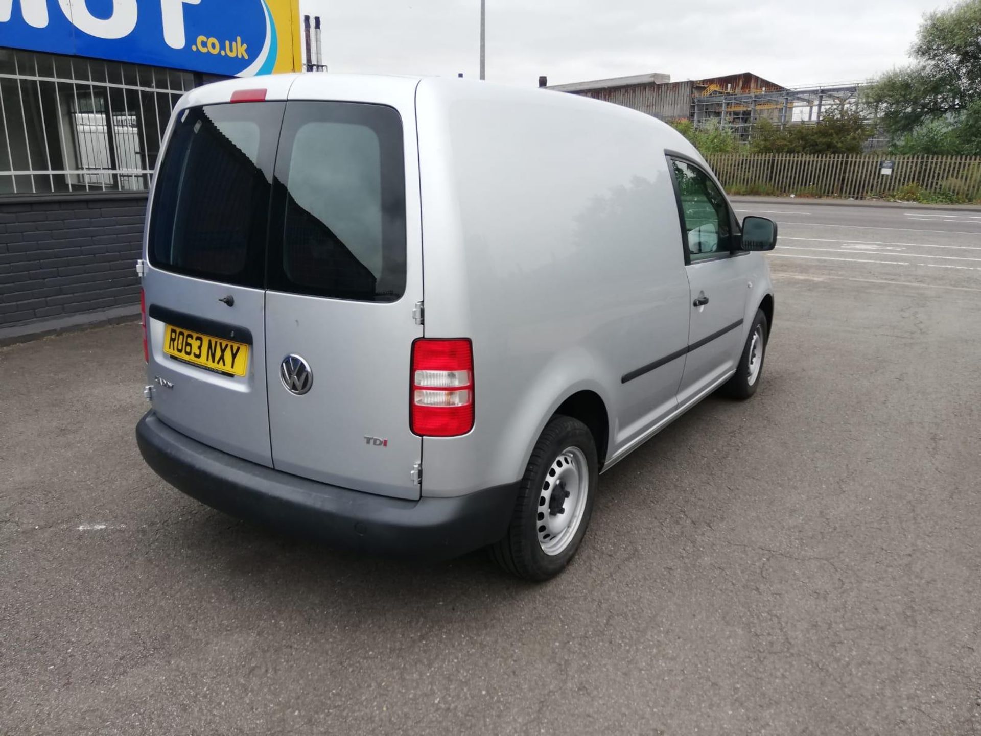 2013/63 VOLKSWAGEN CADDY C20 STARTLINE TDI SILVER PANEL VAN, 1.6 DIESEL, 100K MILES *PLUS VAT* - Image 7 of 11