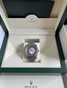 2008 ROLEX DATEJUST 116234 TUXEDO DIAL MENS WRIST WATCH - BOX AND CERTIFICATE OF AUTHENTICITY