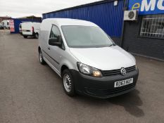 2013/63 VOLKSWAGEN CADDY C20 STARTLINE TDI SILVER PANEL VAN, 1.6 DIESEL, 100K MILES *PLUS VAT*