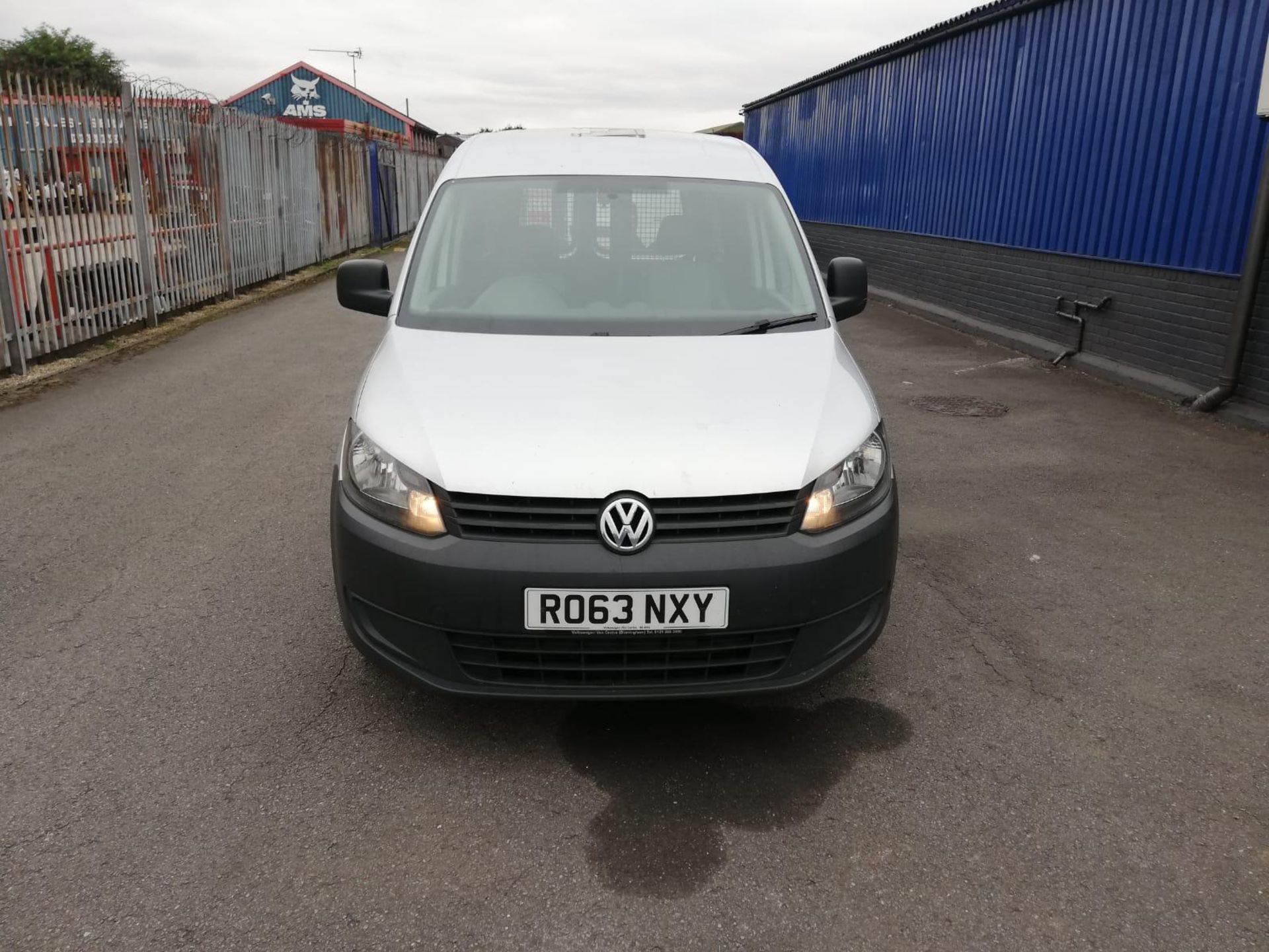 2013/63 VOLKSWAGEN CADDY C20 STARTLINE TDI SILVER PANEL VAN, 1.6 DIESEL, 100K MILES *PLUS VAT* - Image 2 of 11