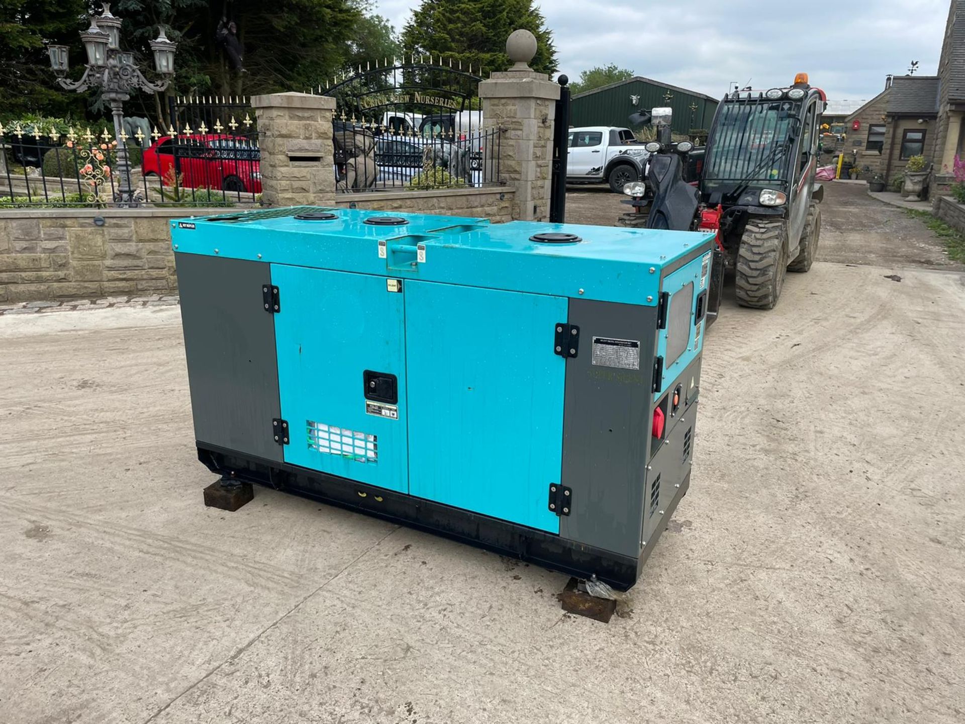 NEW AND UNUSED 2020 25KvA SILENT DIESEL GENERATOR, 4 CYLINDER DIESEL ENGINE *PLUS VAT* - Image 2 of 9