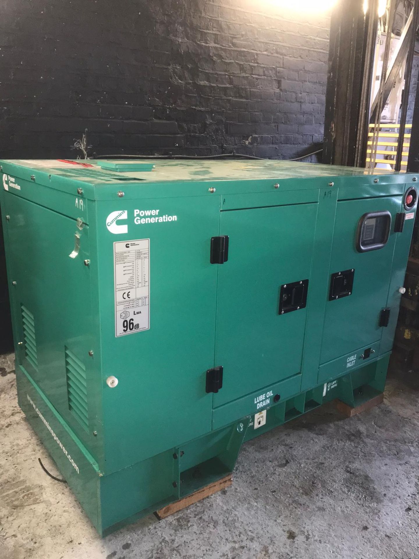 CUMMINS 10 KVA SET G DRIVE GENERATOR BRAND NEW WITH NO RUNNING HOURS, MODEL C11D5 *PLUS VAT* - Image 2 of 5