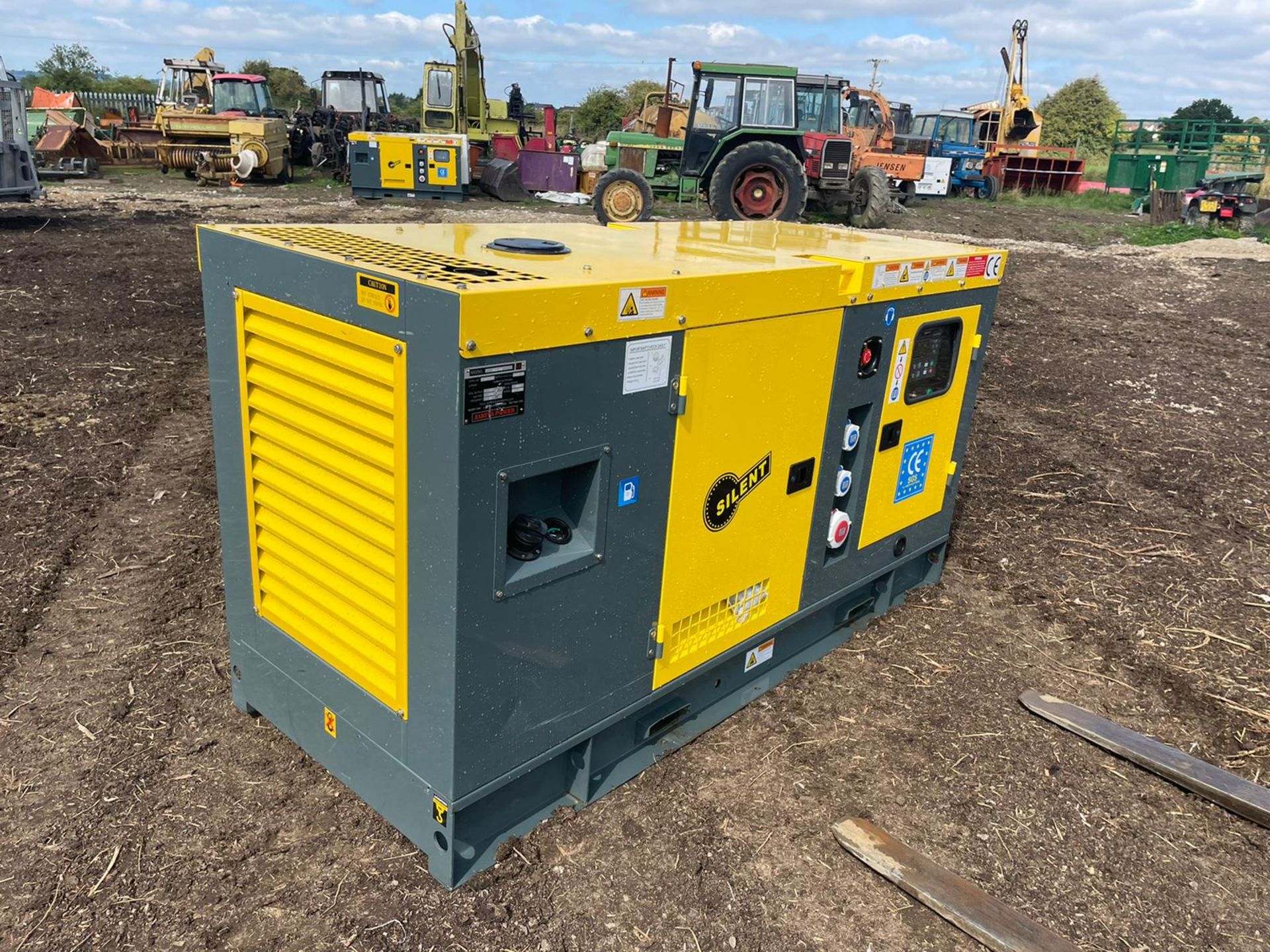 NEW AND UNUSED 2021 40KvA SILENT DIESEL GENERATOR, 4 CYLINDER DIESEL ENGINE *PLUS VAT*