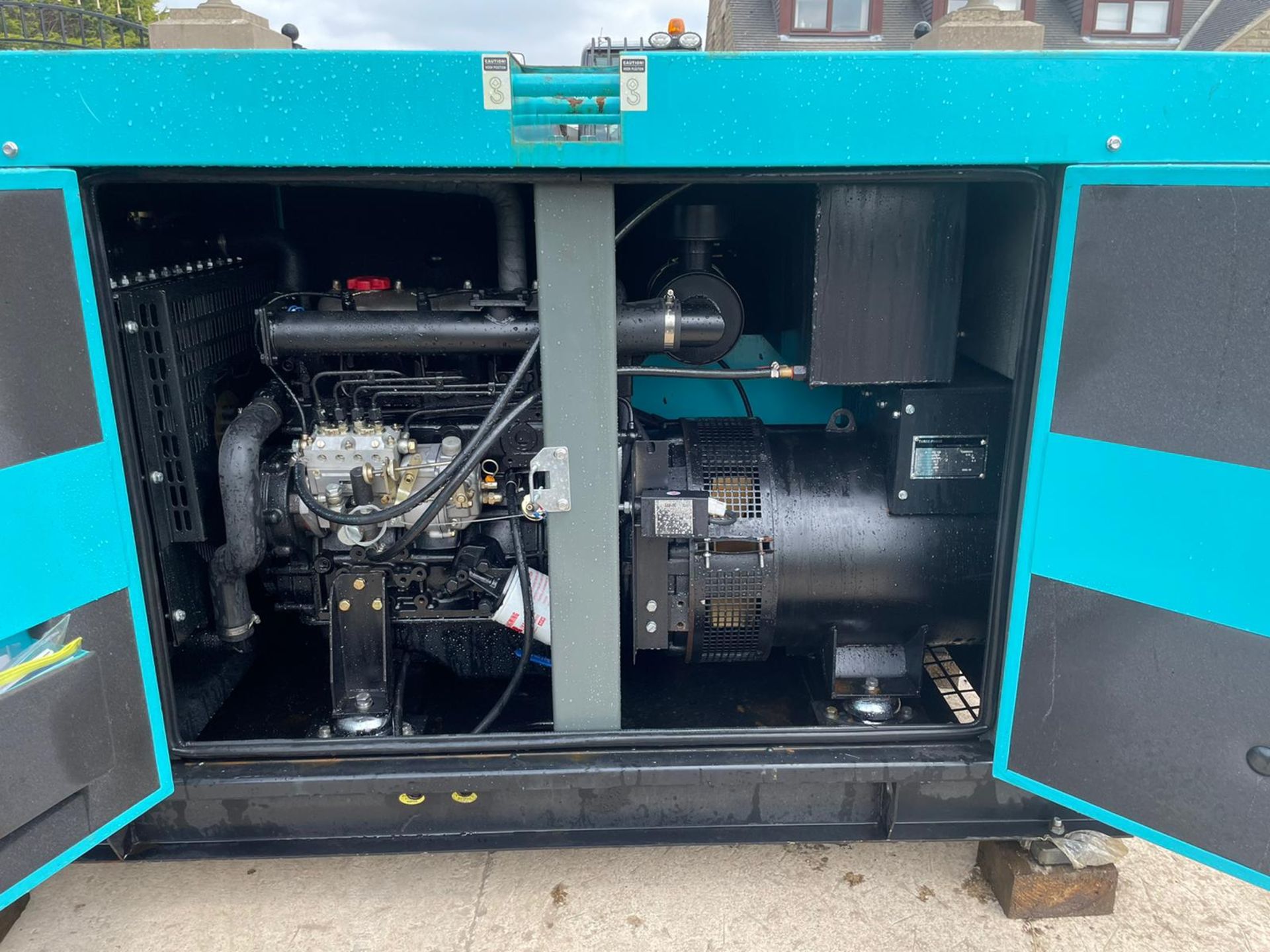 NEW AND UNUSED 2020 25KvA SILENT DIESEL GENERATOR, 4 CYLINDER DIESEL ENGINE *PLUS VAT* - Image 6 of 9