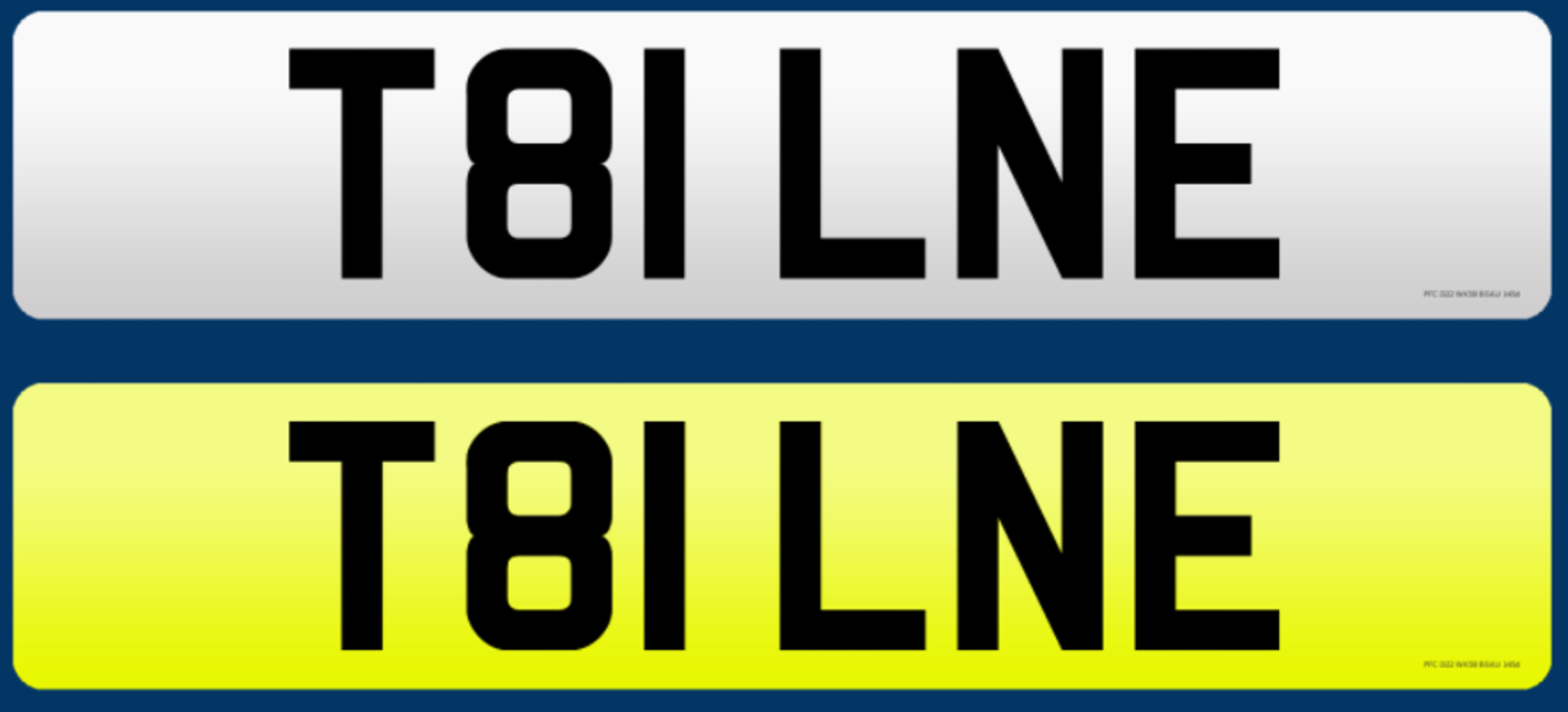 T81 LNE, CHERISHED NUMBER PLATE, CURRENTLY ON RETENTION *NO VAT*