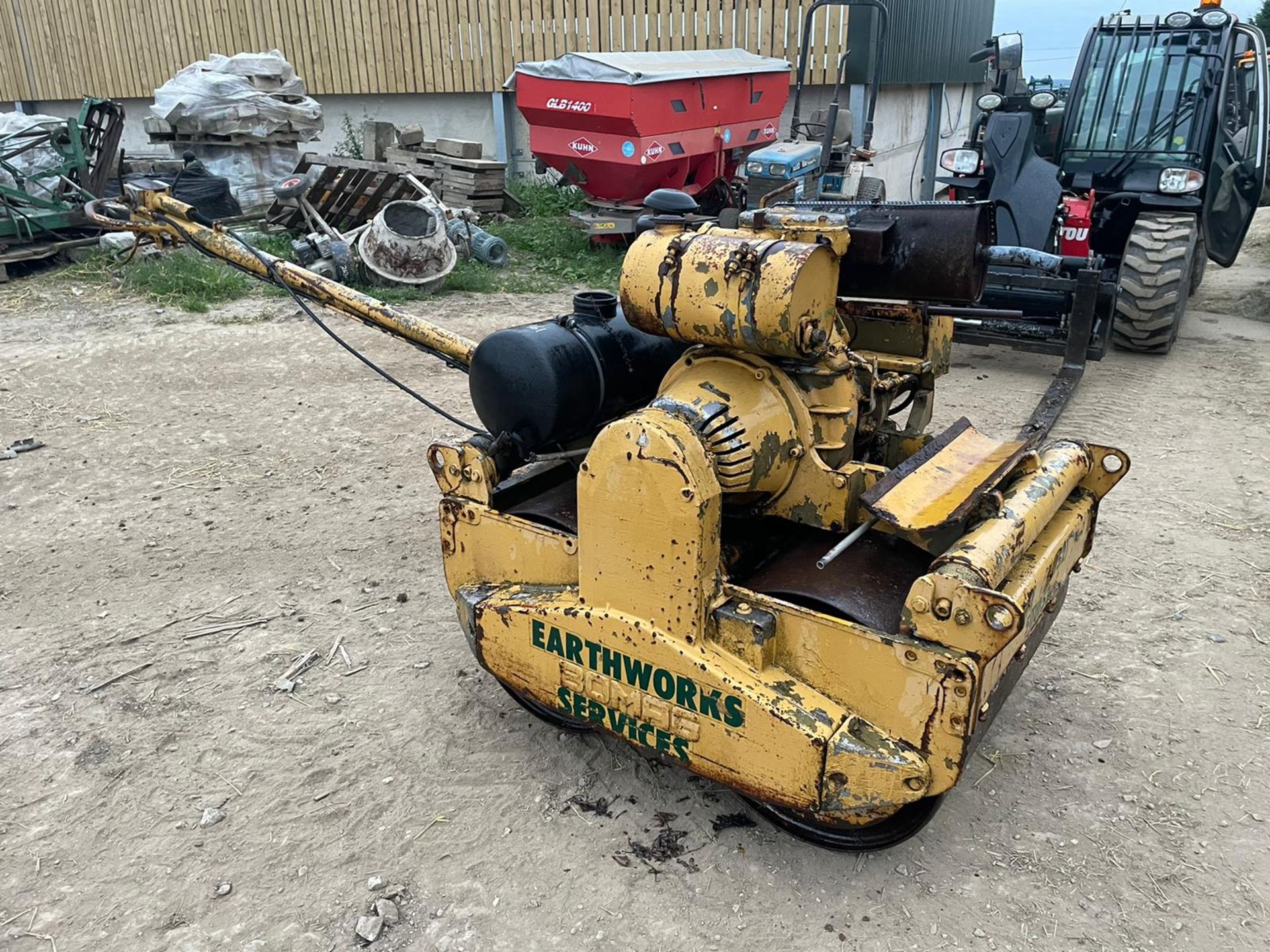 BOMAG F/R DIESEL TWIN DRUM ROLLER, HATZ TWIN CYLINDER DIESEL ENGINE, UNTESTED *PLUS VAT*