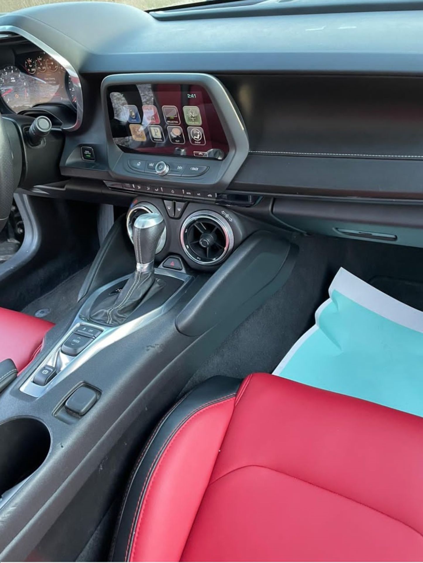 2017 Chevrolet Camaro 6.2 V8 grey with red and black interior plus vat with Nova *PLUS VAT* - Image 8 of 8