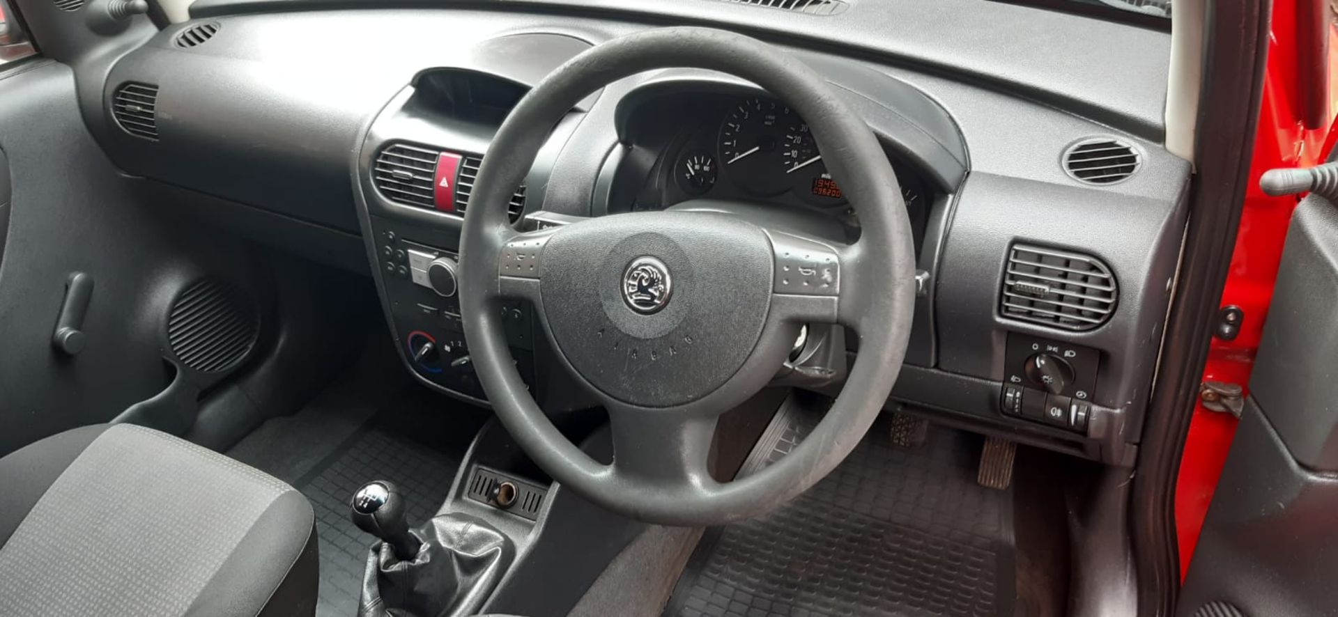 2010 VAUXHALL COMBO 1700 CDTI RED VAN, SHOWING 96,200 MILES, 1.3 DIESEL ENGINE *PLUS VAT* - Image 14 of 17