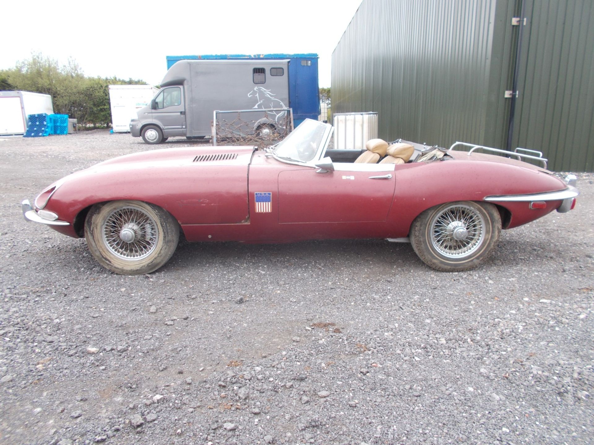 1969 (G) JAGUAR E TYPE SERIES 2 4.2 ROADSTER, 4 SPEED MANUAL, LEFT HAND DRIVE *NO VAT*