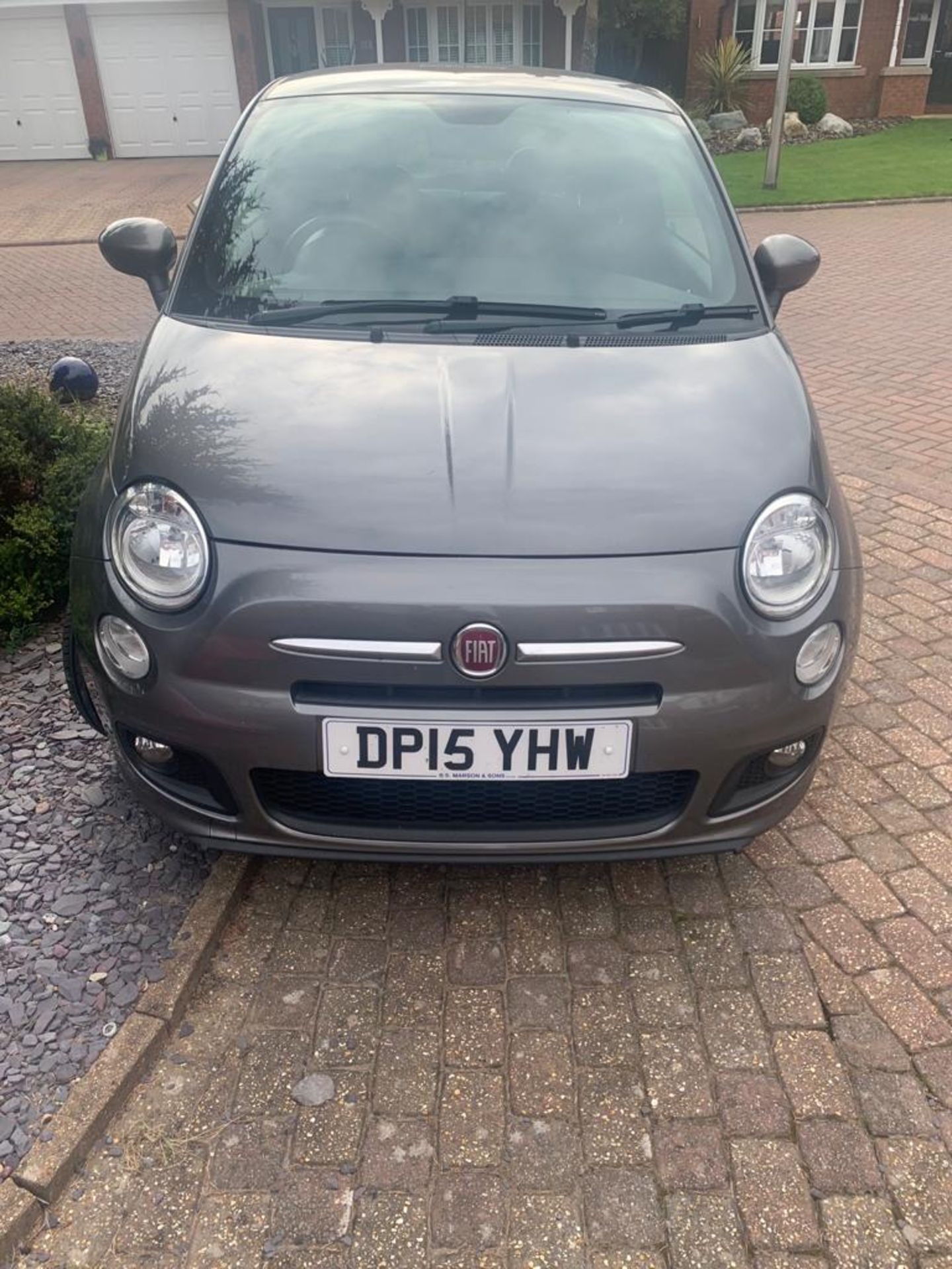 2015 FIAT 500 S GREY HATCHBACK, SHOWING A LOW 39K MILES, 1.3 PETROL ENGINE *NO VAT* - Image 2 of 2