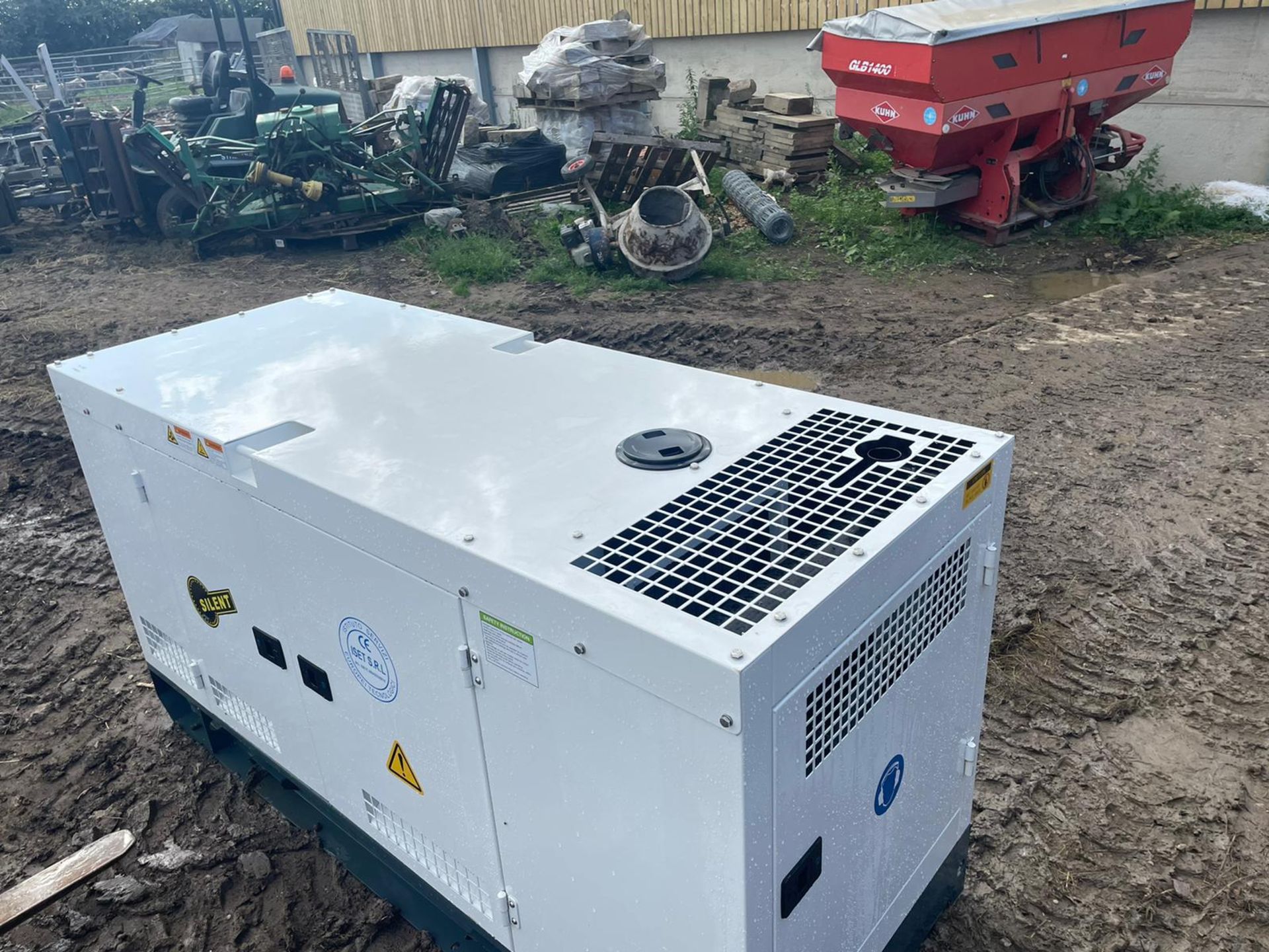 NEW AND UNUSED 2021 60KvA SILENT DIESEL GENERATOR, 4 CYLINDER DIESEL ENGINE, 3 PHASE *PLUS VAT* - Image 4 of 7