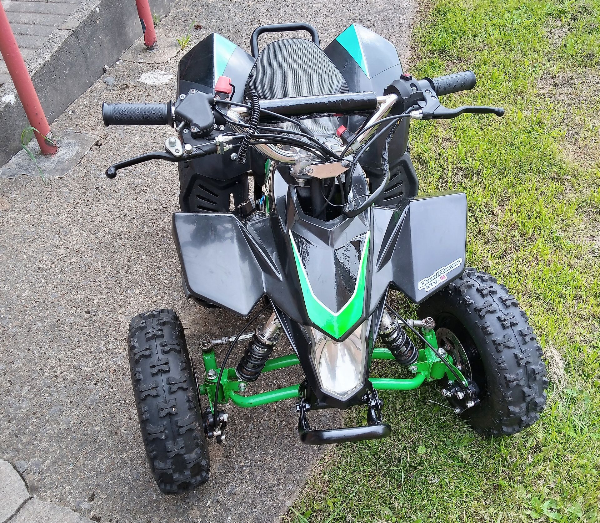 ELECTRIC START QUAD BIKE, 50cc 2 STROKE ENGINE, ELECTRIC AND PULL START, SAFETY LANYARD *NO VAT* - Image 4 of 4
