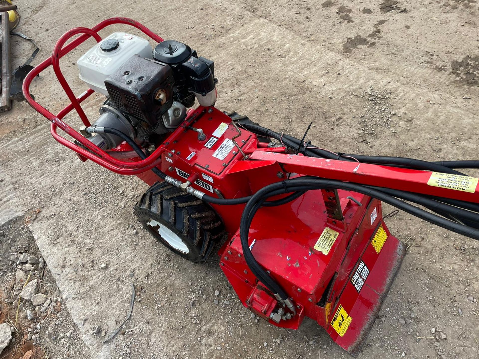 BARRETO 1320 SEL FPROPELLED EALK BEHIND ROTAVATOR, GOOD COMPRESSION, HONDA GX390 ENGINE *PLUS VAT* - Image 8 of 12