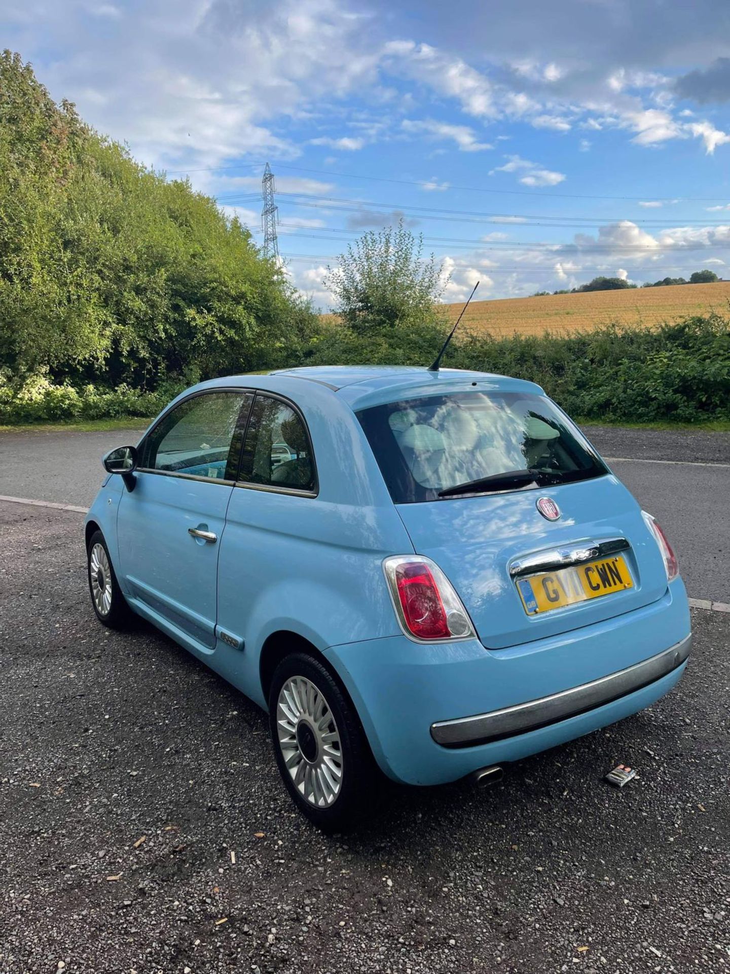 FIAT 500 LOUNGE BLUE HATCHBACK, SHOWING 66K MILES, TWN AIR START/STOP MODEL *NO VAT* - Image 8 of 16