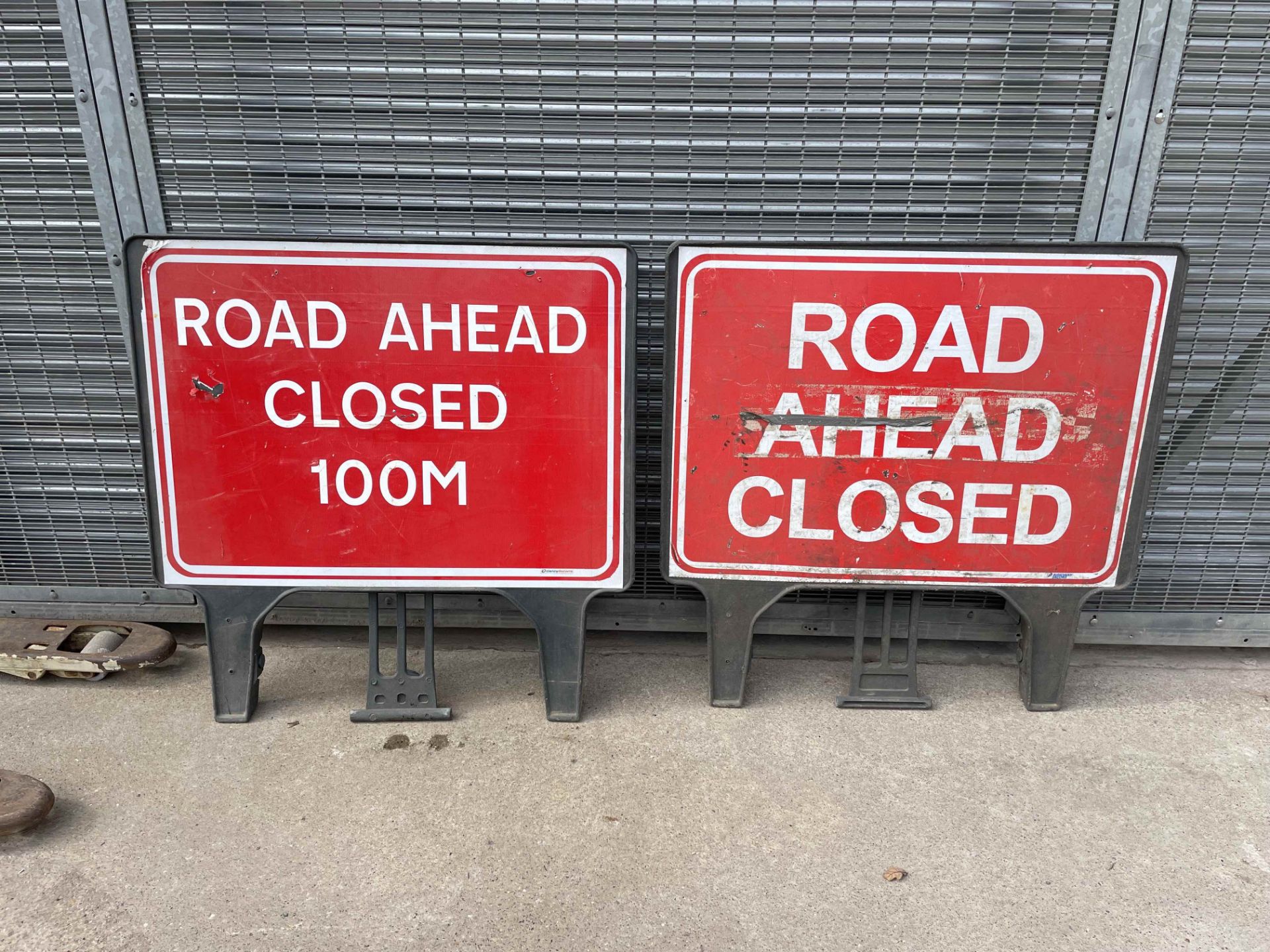 330 ROAD SIGNS IN TOTAL, SEE PICTURES FOR A LIST OF ALL SIGNS INCLUDED, NO RESERVE *PLUS VAT*