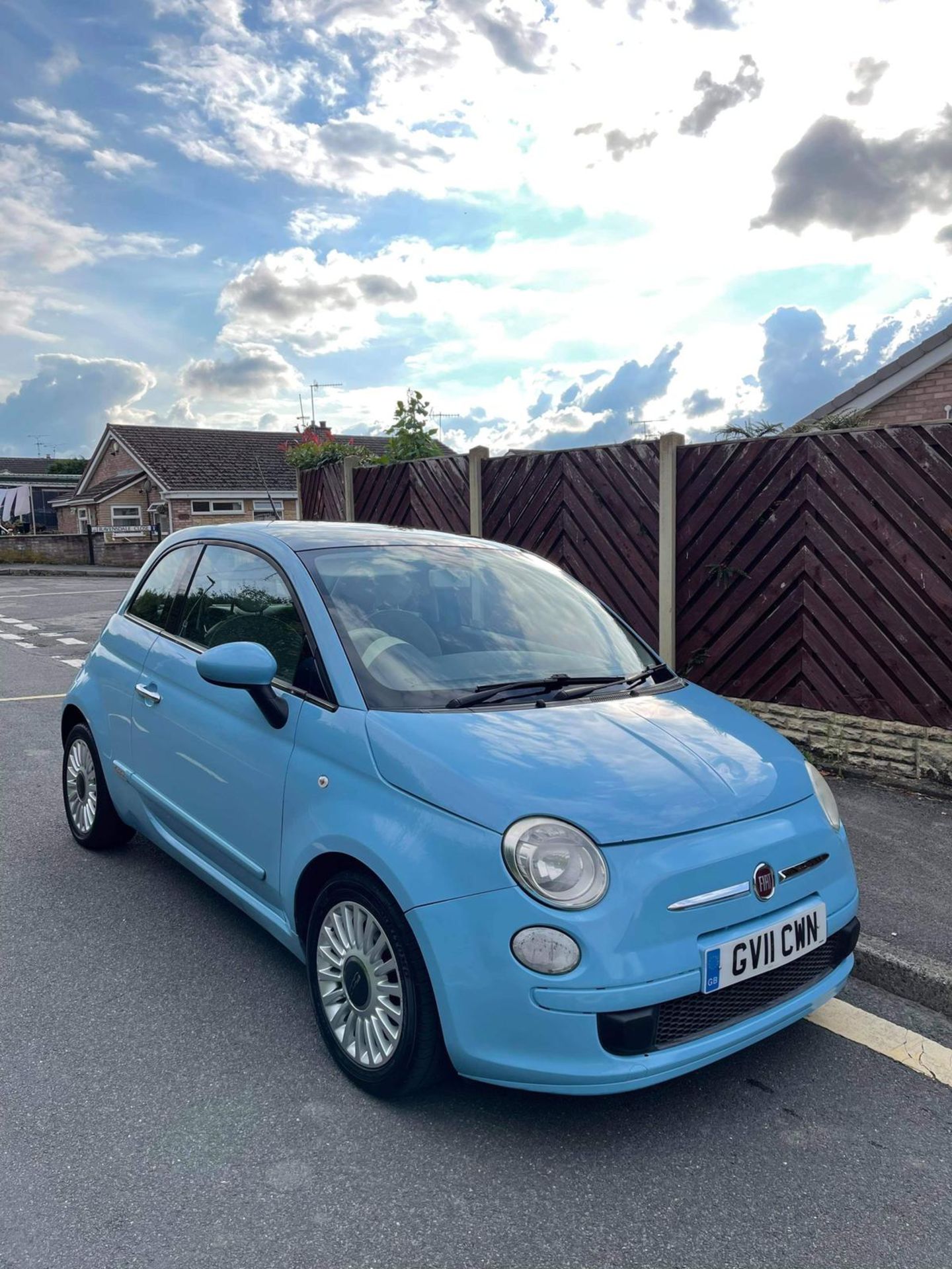 FIAT 500 LOUNGE BLUE HATCHBACK, SHOWING 66K MILES, TWN AIR START/STOP MODEL *NO VAT*