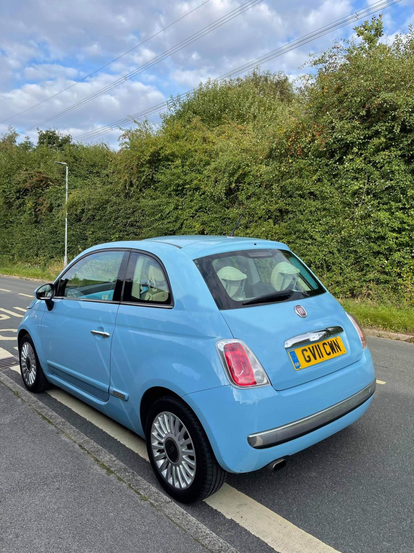 FIAT 500 LOUNGE BLUE HATCHBACK, SHOWING 66K MILES, TWN AIR START/STOP MODEL *NO VAT* - Image 10 of 16