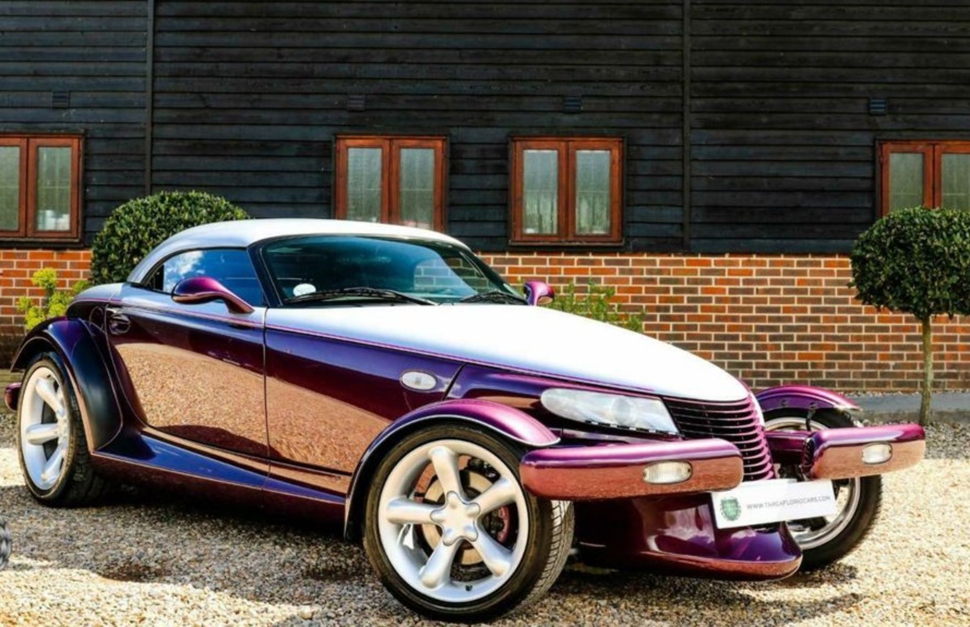 1998 CHRYSLER PLYMOUTH PROWLER V6 2 DOOR CONVERTIBLE, 3500cc PETROL ENGINE, AUTO *NO VAT* - Image 2 of 27