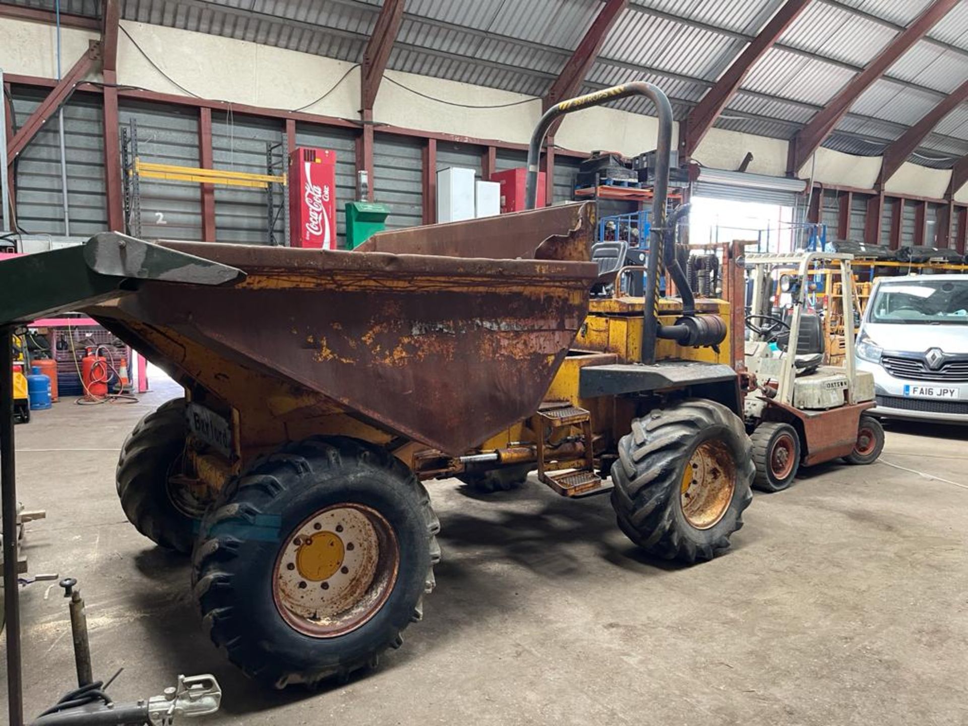 BARFORD SX7000 4x4 DUMPER, GOOD WORKING ORDER, HUGE 7 TON, 3640 HOURS *PLUS VAT* - Image 4 of 15