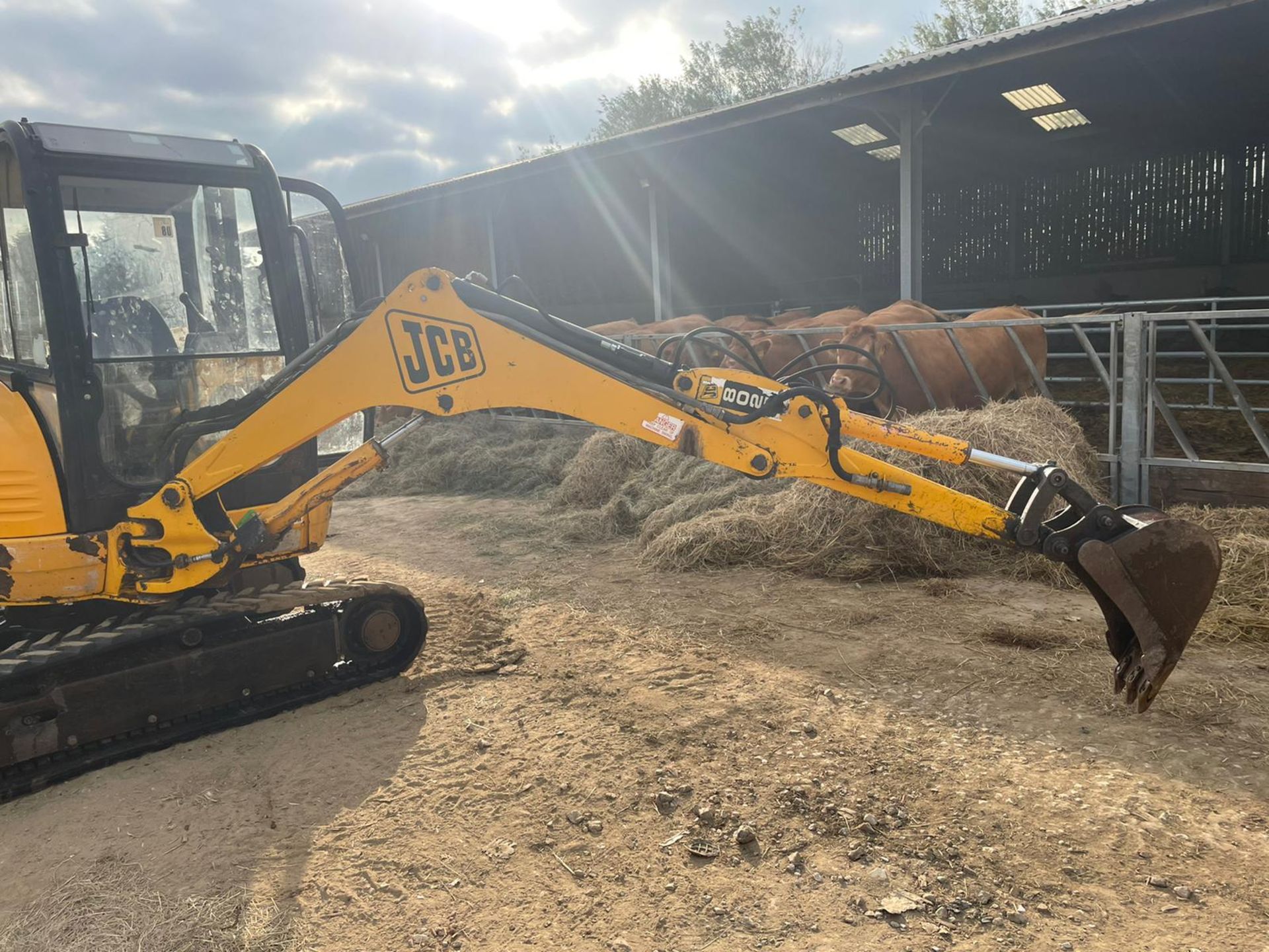 2005 JCB 8027 ZTS MINI DIGGER, RUNS DRIVES AND DIGS, SHOWING A LOW 268 HOURS, FULLY GLASS CAB - Image 8 of 24