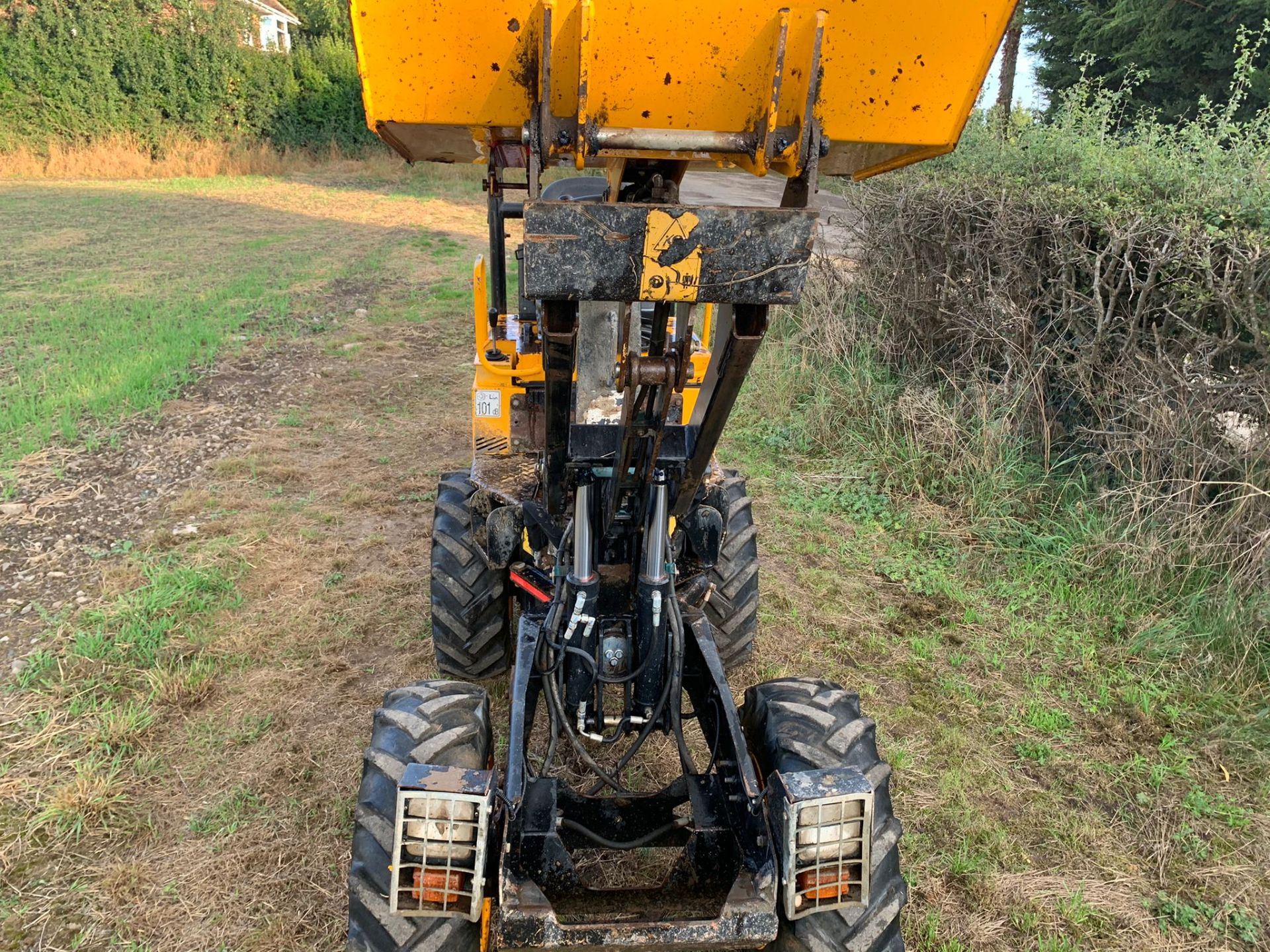 2016 JCB 1THT 1 TON DUMPER, RUNS DRIVES AND TIPS, PIVOT STEERED, HYDROSTATIC, GOOD SOLID SKIP - Image 8 of 12