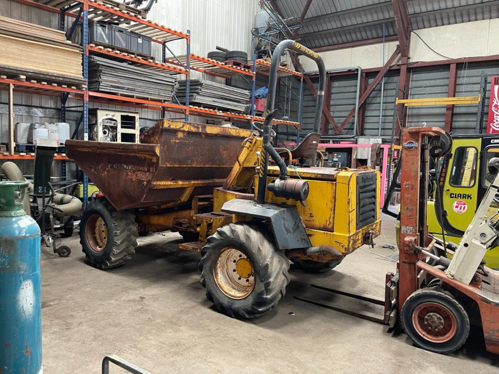 BARFORD SX7000 4x4 DUMPER, GOOD WORKING ORDER, HUGE 7 TON, 3640 HOURS *PLUS VAT* - Image 5 of 15