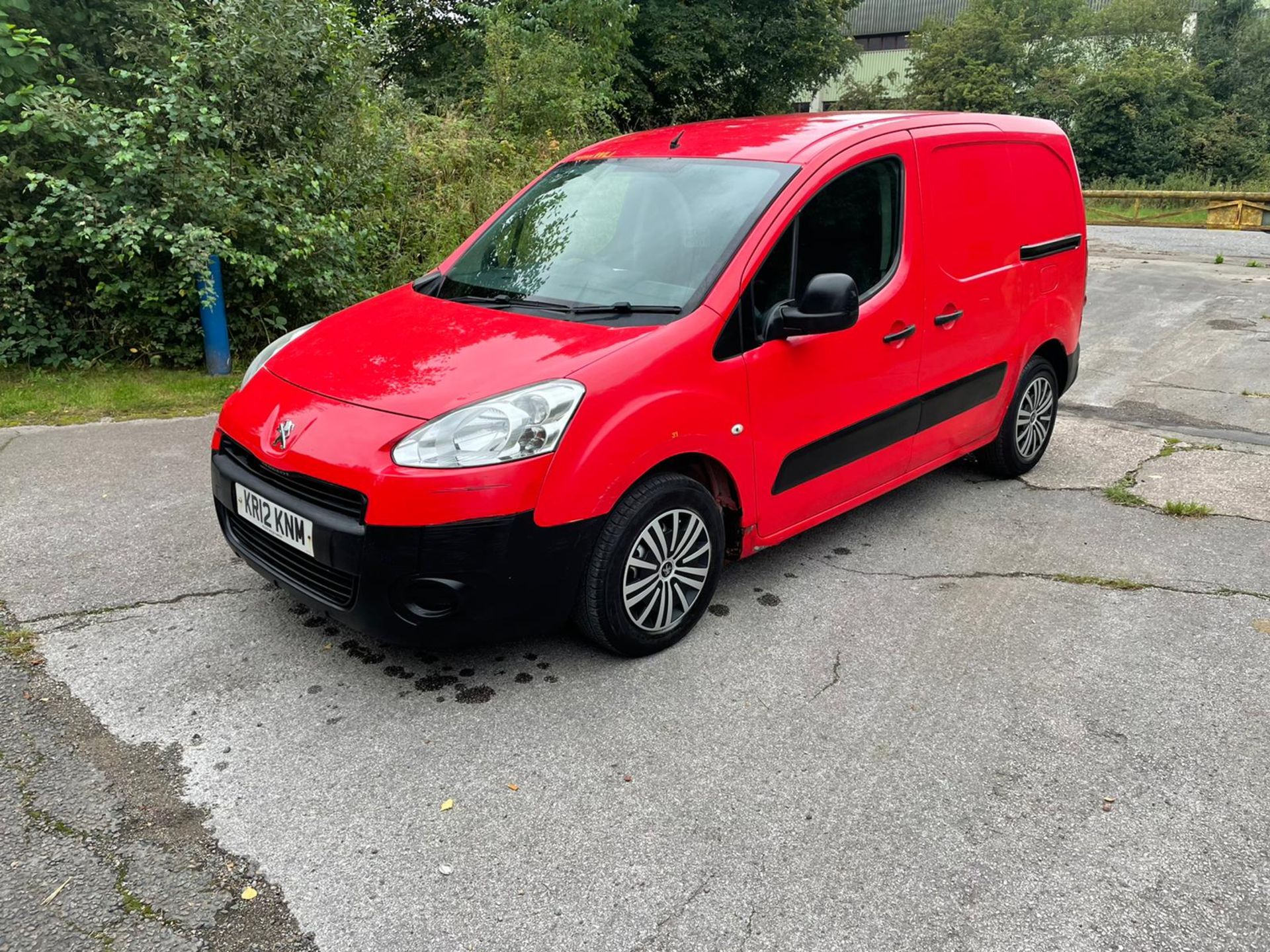 2012 PEUGEOT PARTNER 625 S L1 HDI RED PANEL VAN, 1560cc DIESEL ENGINE, 79,389 MILES *NO VAT* - Image 4 of 20