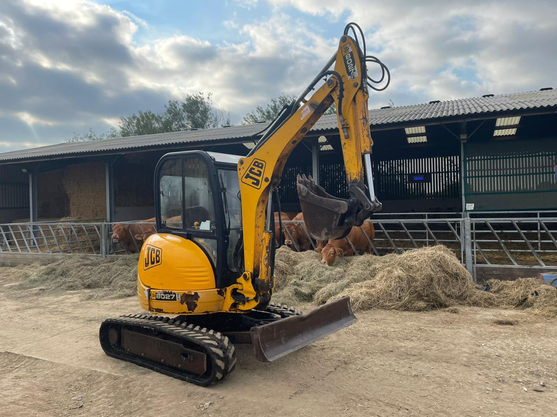 2005 JCB 8027 ZTS MINI DIGGER, RUNS DRIVES AND DIGS, SHOWING A LOW 268 HOURS, FULLY GLASS CAB - Image 6 of 24