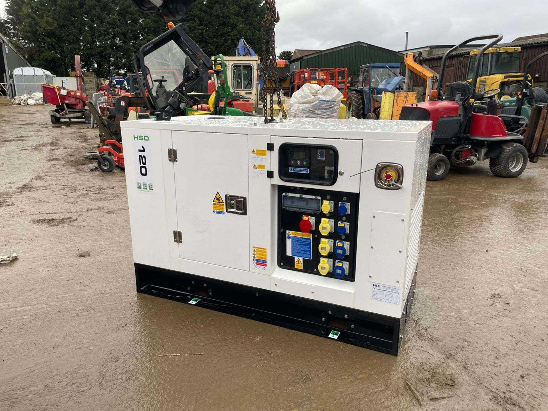 NEW AND UNUSED HARRINGTON 12KvA GENERATOR, KUBOTA 4 CYLINDER DIESEL ENGINE *PLUS VAT*