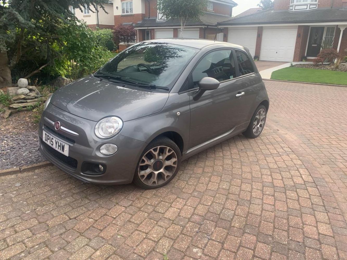 2015 FIAT 500 S GREY HATCHBACK, SHOWING A LOW 39K MILES, KUBOTA M6800 TRACTOR, 2020 CAT 306CR EXCAVATOR ENDING THURSDAY FROM 7PM!