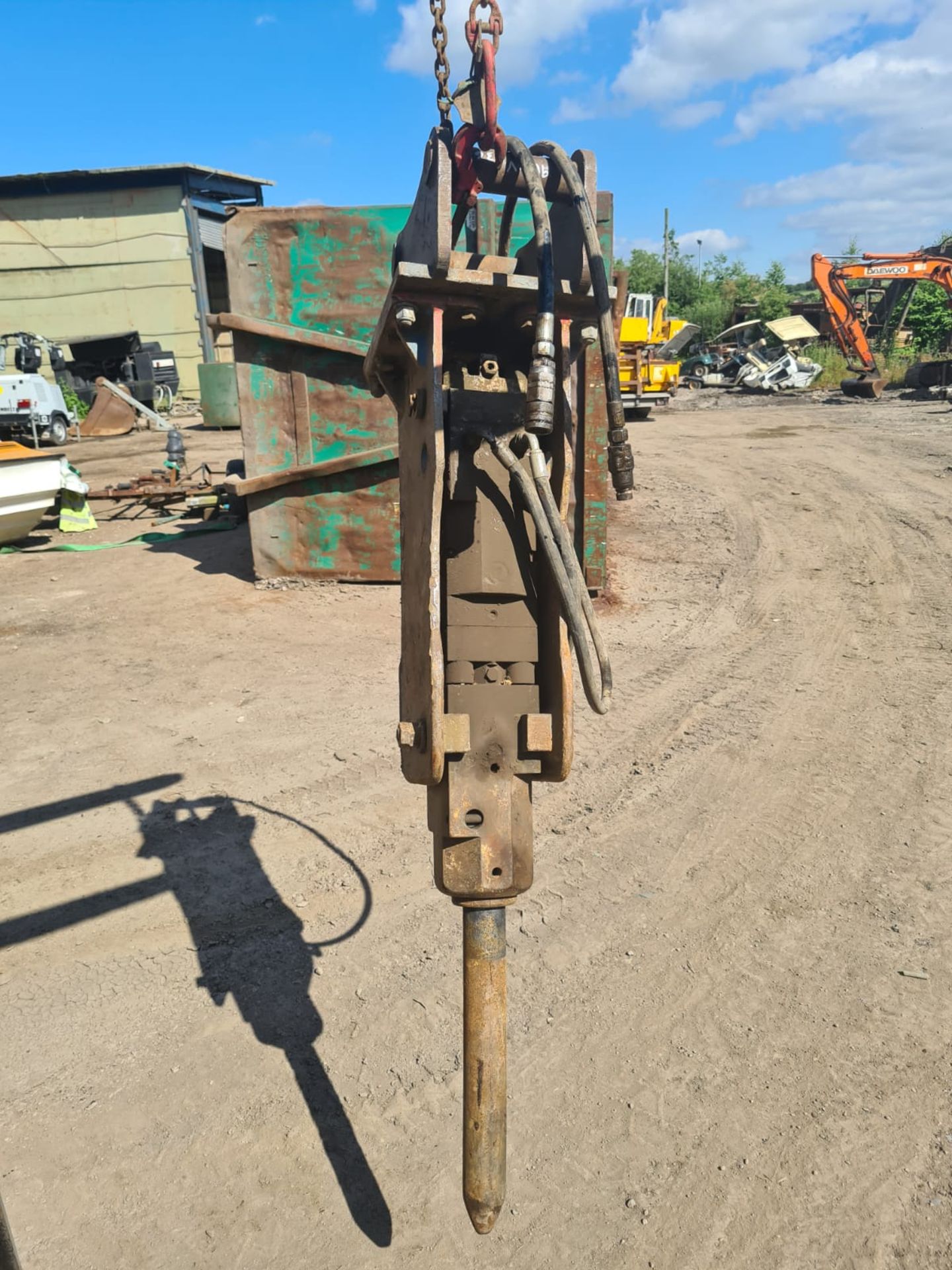 HYDRAULIC BREAKER 60mm PIN, IN WORKING ORDER *NO VAT* - Image 2 of 5
