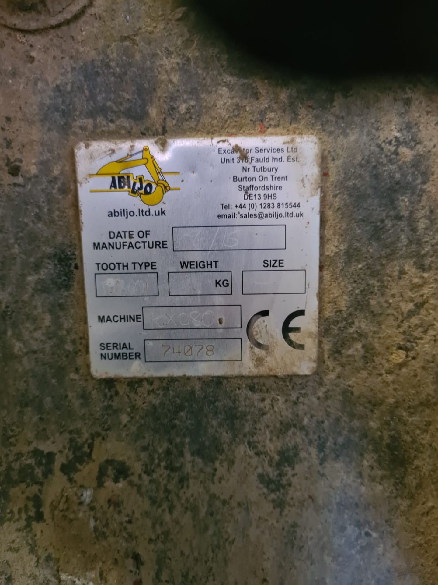 HYDRAULIC BREAKER 60mm PIN, IN WORKING ORDER *NO VAT* - Image 5 of 5