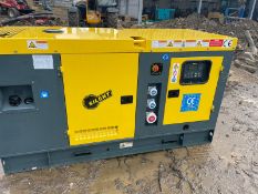 NEW AND UNUSED 2021 40KvA SILENT DIESEL GENERATOR, 4 CYLINDER DIESEL ENGINE *PLUS VAT*