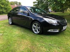 2011 VAUXHALL INSIGNIA SRI BLACK 5 DOOR HATCHBACK, 109,029 MILES WITH FSH, 1.8 PETROL *NO VAT*