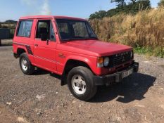 1987 MARK ONE MITSUBISHI SHOGUN SWB V6, SHOWING 122,000 MILES, A CLASSIC BARN FIND *NO VAT*