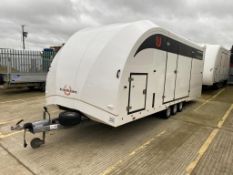 2019 BRIAN JAMES ENCLOSED TRAILER, RACE TRANSPORTER 6, ELECTRIC TILT WINCH *PLUS VAT*