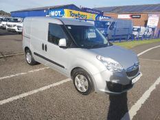 2015 VAUXHALL COMBO 2000 L1H1 CDTI S/S SPORT SILVER PANEL VAN, 1.3 DIESEL, 83K MILES *PLUS VAT*