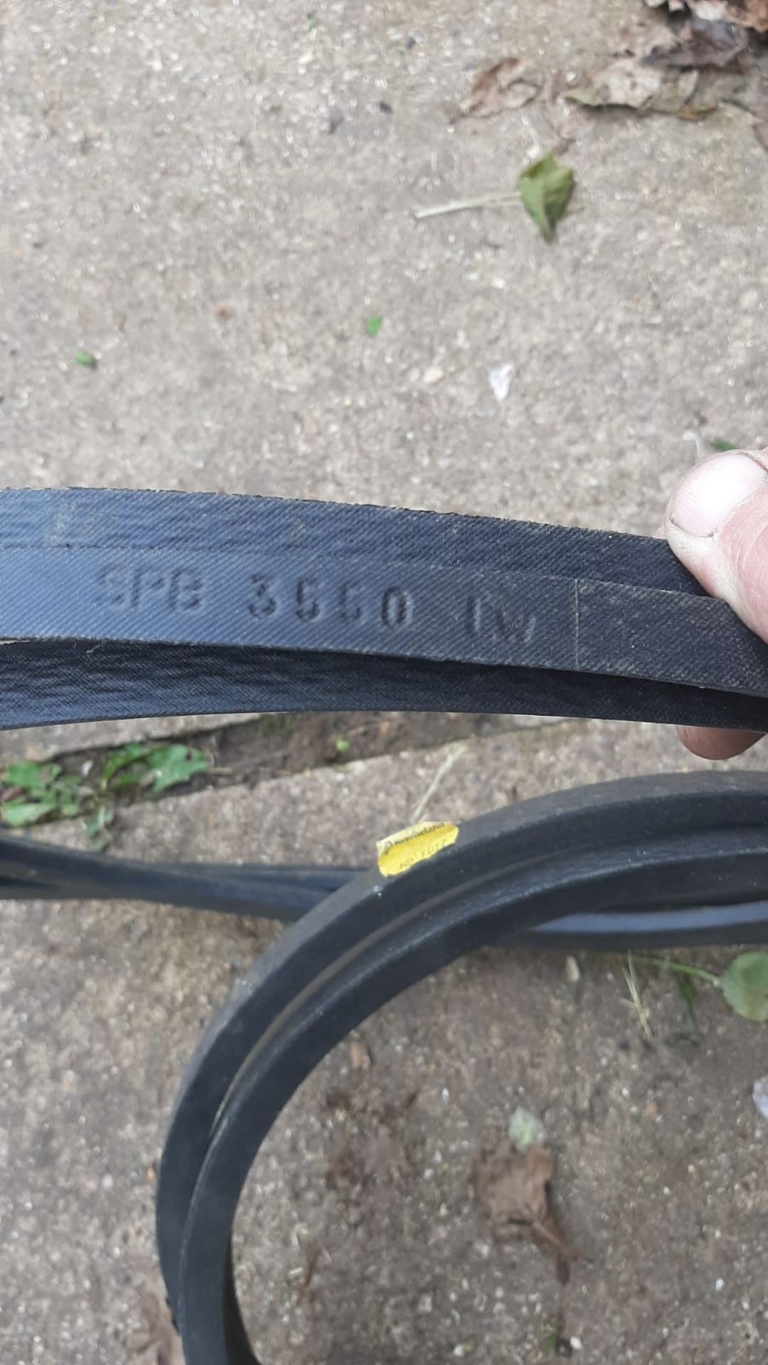 1 X OPTIBELT DRIVE BELT V-BELT SPB 3550 *NO VAT* - Image 2 of 3