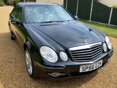 2006 MERCEDES E500 SPORT AUTO BLACK 4 DOOR SALOON, 5461cc GAS BI-FUEL, 188,042 MILES *NO VAT*