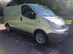 2007 RENAULT TRAFIC SL27+ DCI 115 SILVER PANEL VAN, 2.0 DIESEL ENGINE, 161,059 MILES *NO VAT*